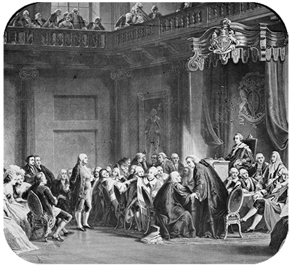 Franklin at the Court of St James